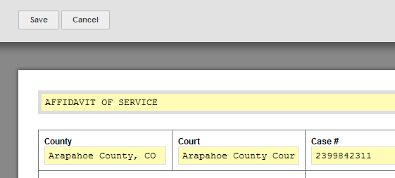 ServeManager Document Editor