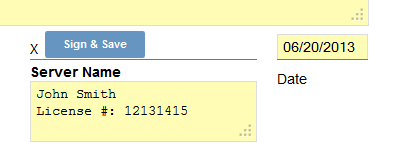 ServeManager Digital Signature