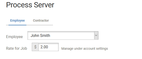 Server Pay in Job