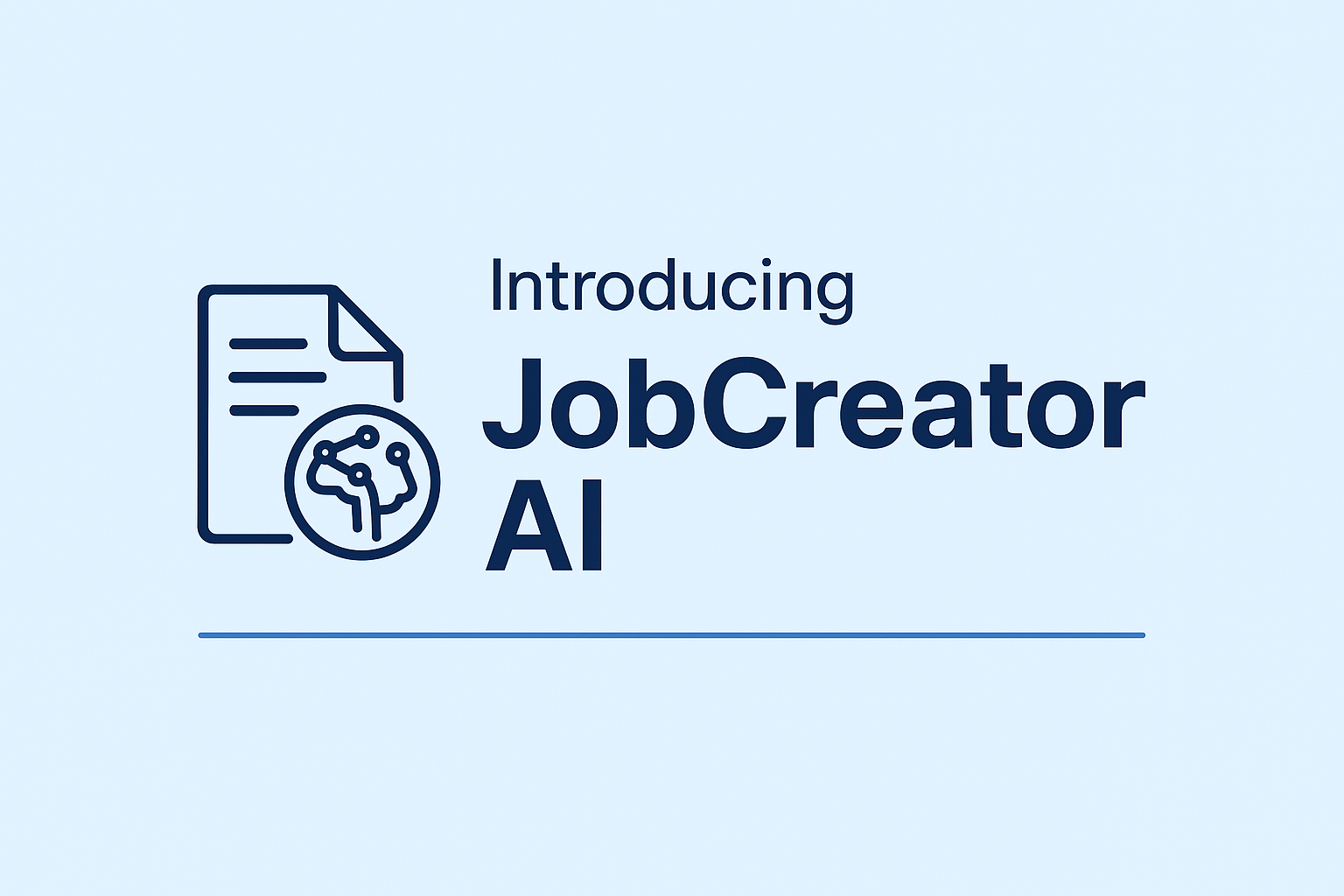 Introducing JobCreator AI
