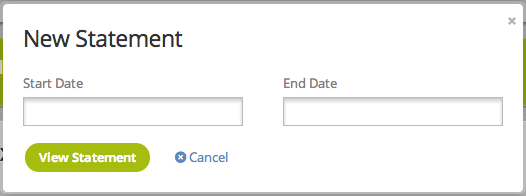 ServeManager - Statements by date range