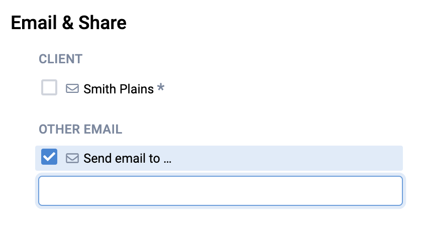 custom email contact